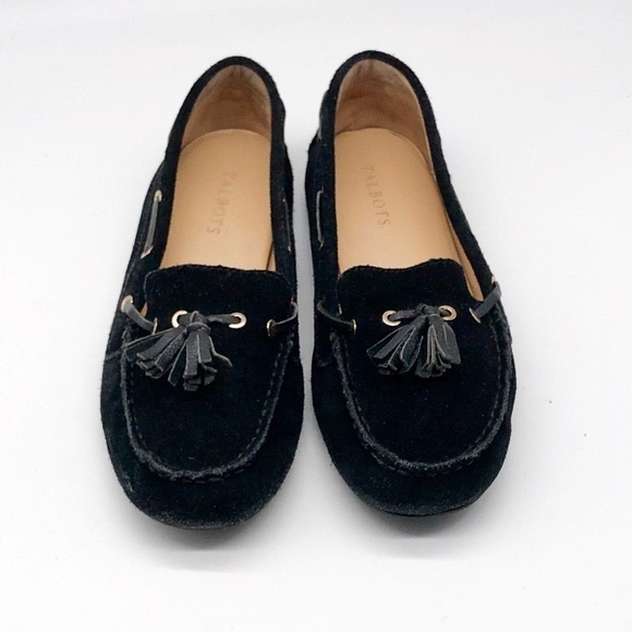 Talbots Everson Black Suede Driving Moccasin - Picture 2 of 8